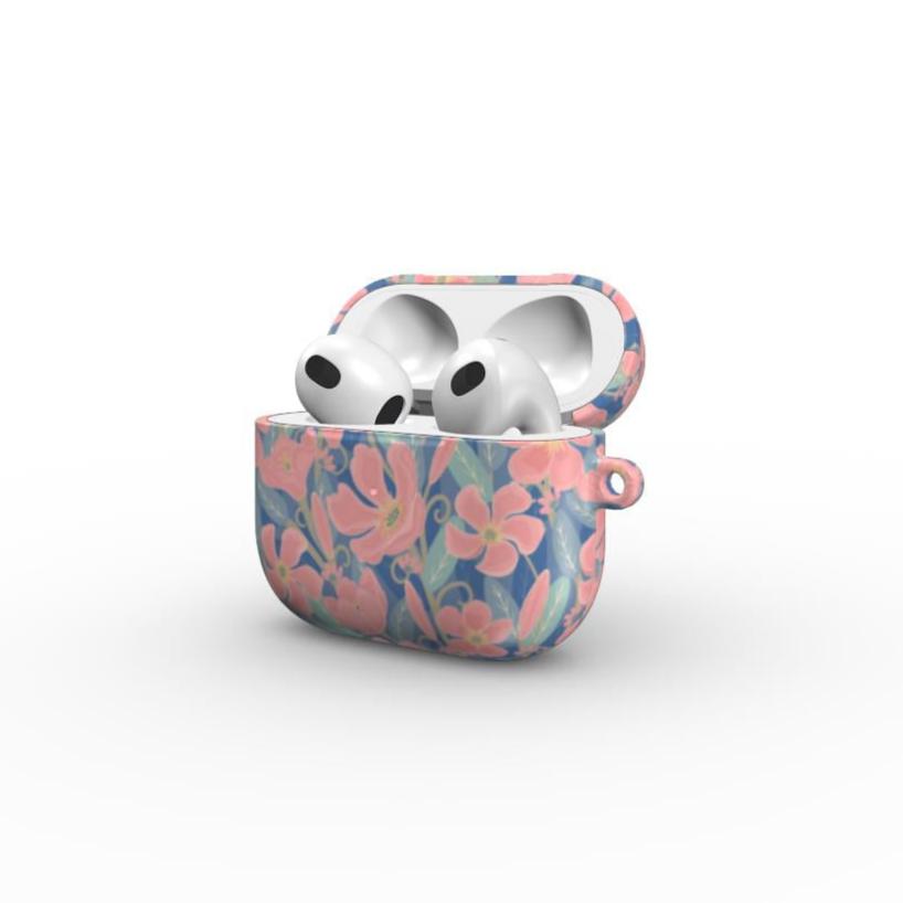 airpod case oleander floral design