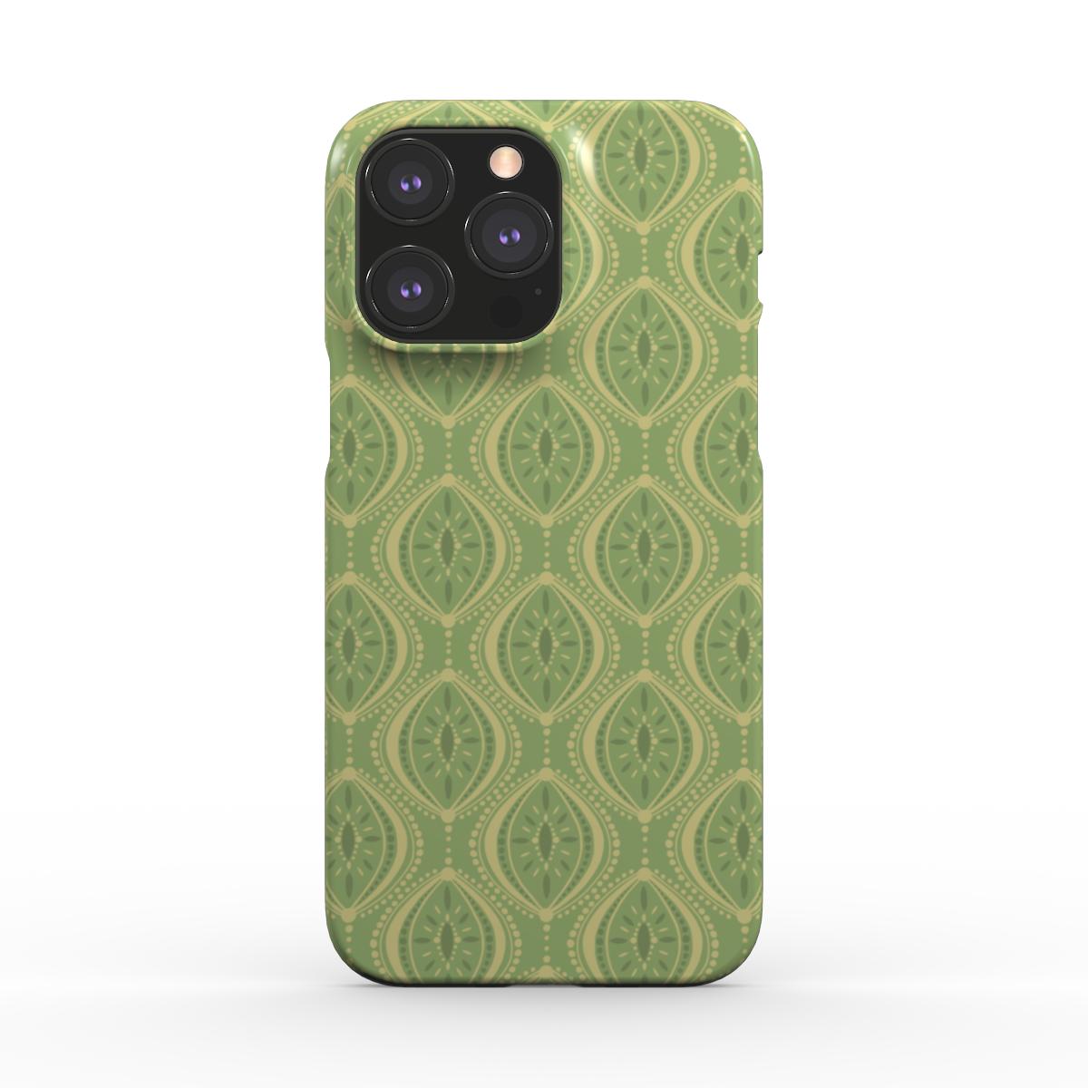 Amaranthine Geometric Green Snap Phone Case