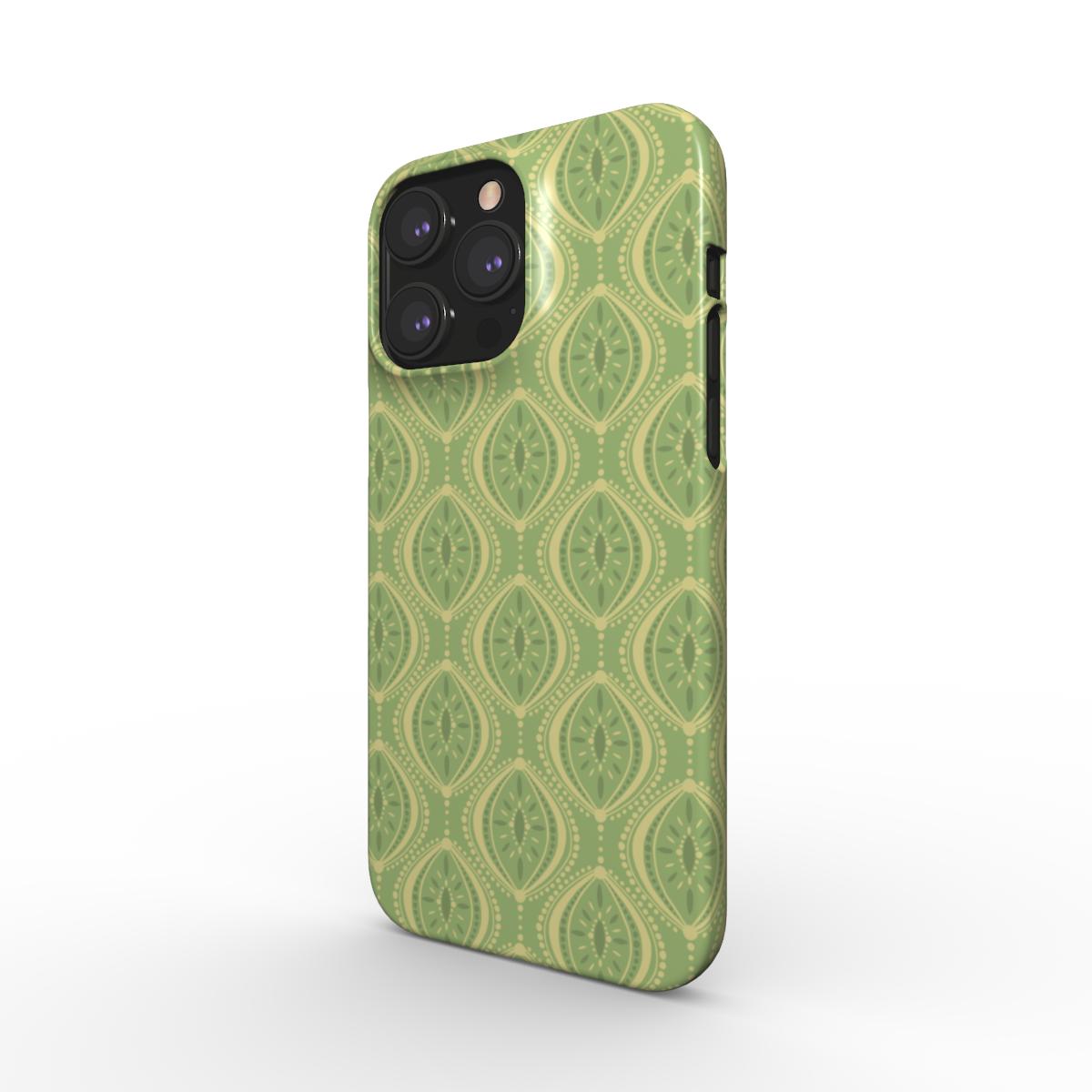 Amaranthine Geometric Green Snap Phone Case