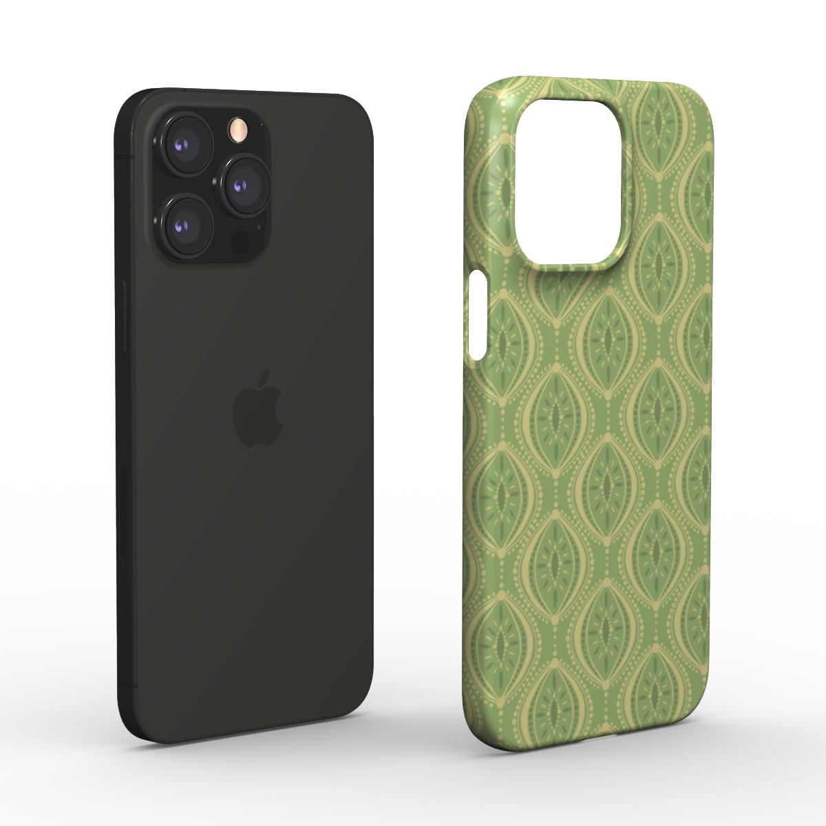 Amaranthine Geometric Green Snap Phone Case