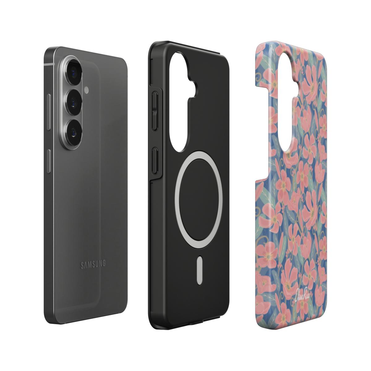 Oleander Floral – Magnetic Tough Phone Case | Elissa Rua