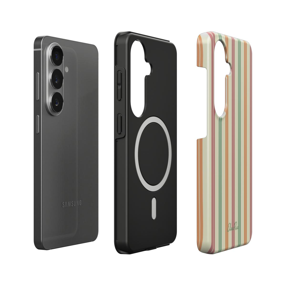 Pastel Stripe – Magnetic Tough Phone Case | Elissa Rua