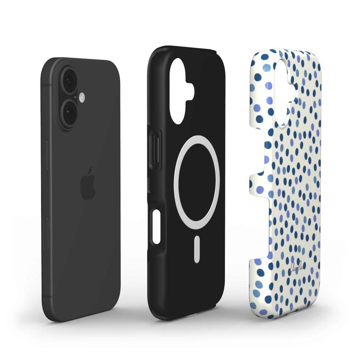 Blue Confetti – MagSafe Tough Phone Case | Elissa Rua