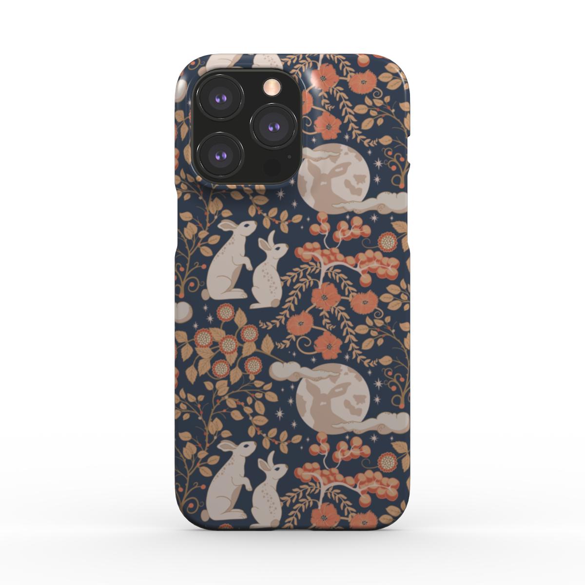 Bunny rabbit and the moon tough phone case