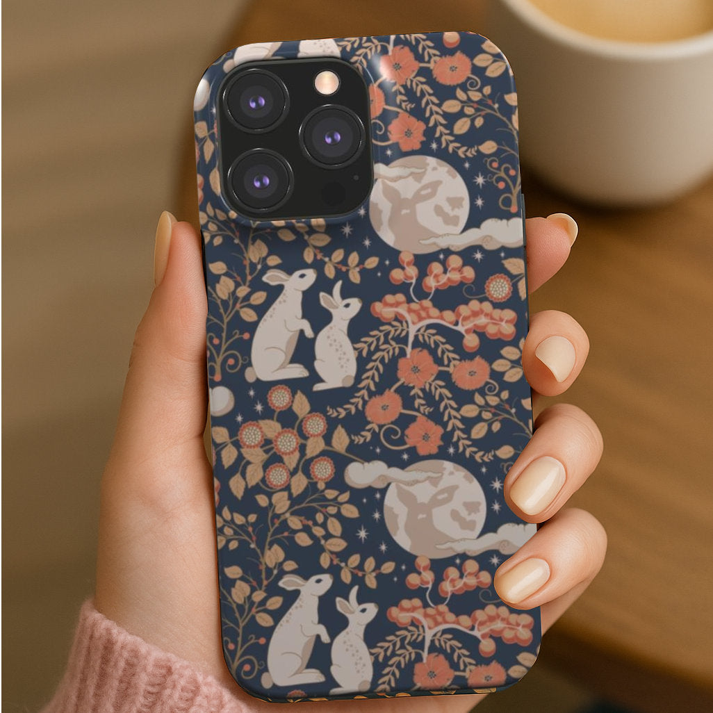 Bunny and the Moon Phone Case in Hand