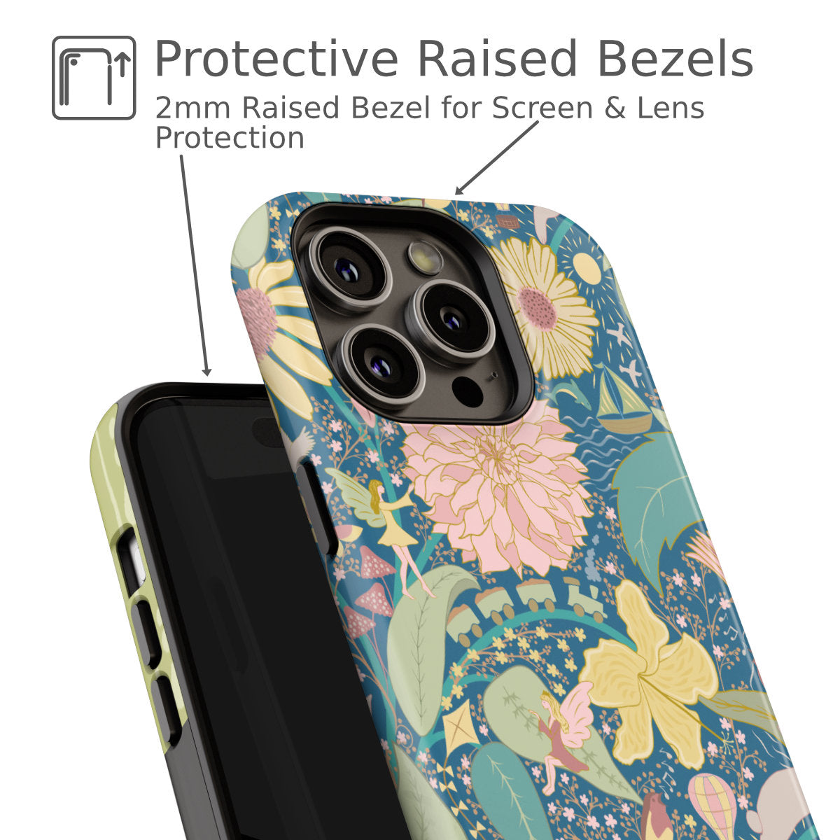 Hidden Whimsy Phone Case – Elegant Floral Design for iPhone, Samsung & More