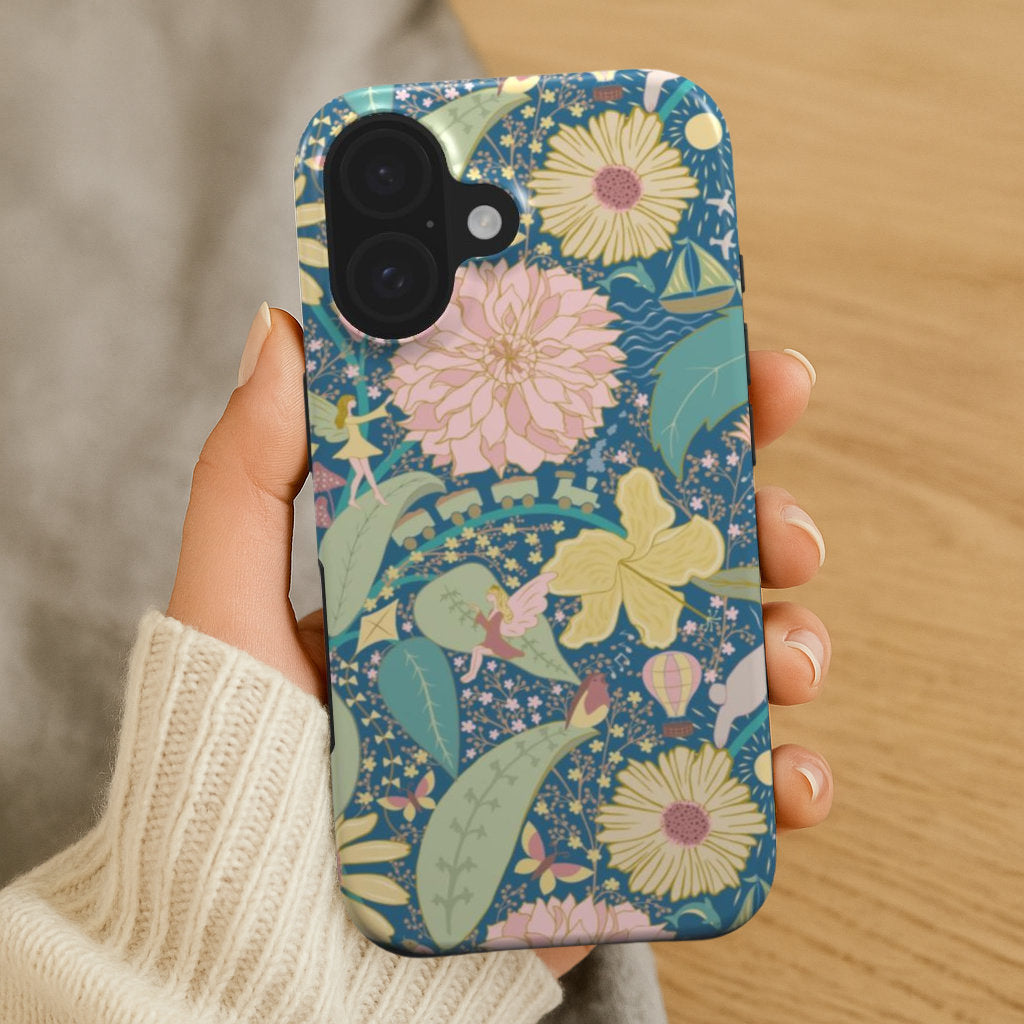 Hidden Whimsy Phone Case – Elegant Floral Design for iPhone, Samsung & More
