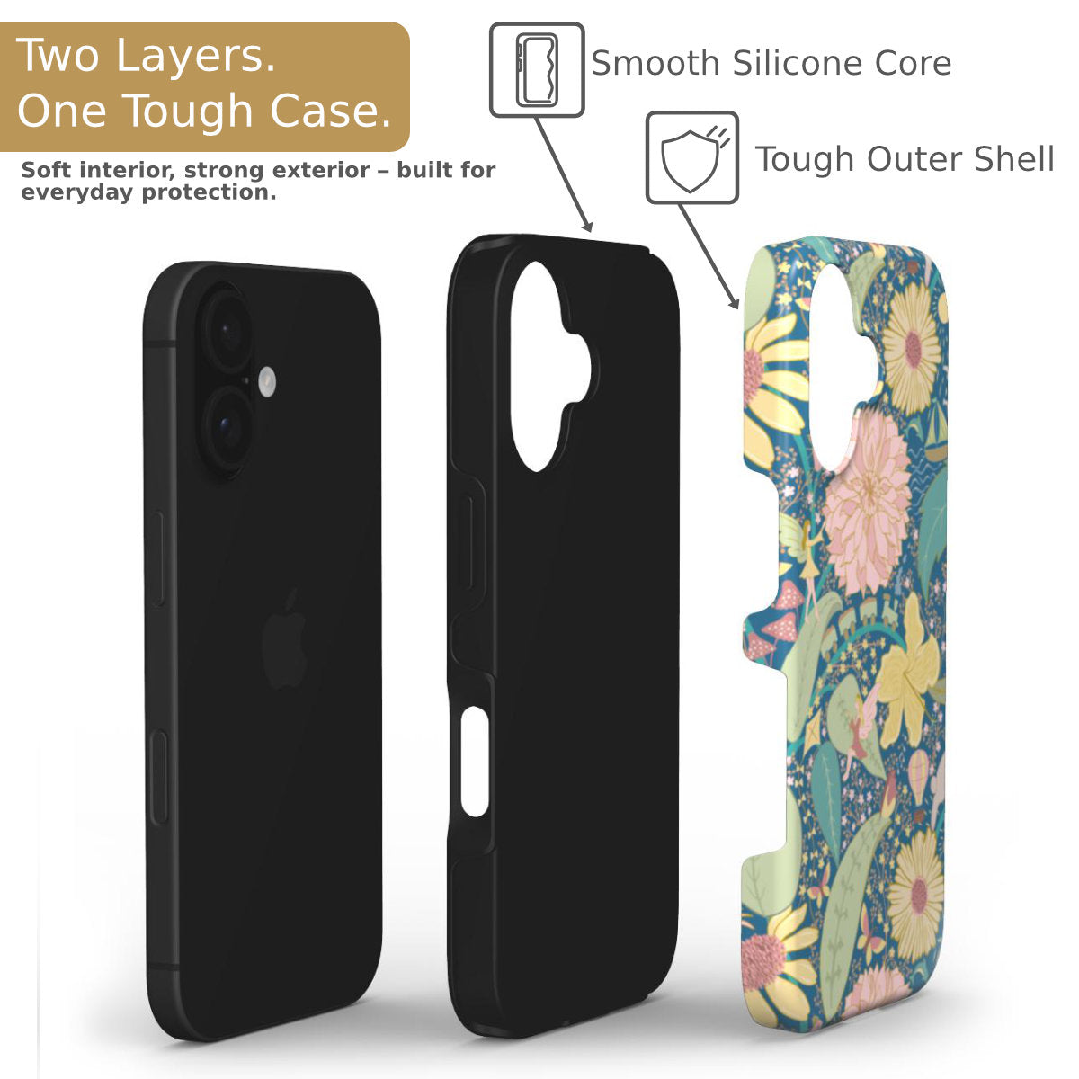 Hidden Whimsy iPhone and Samsung Tough Phone Case