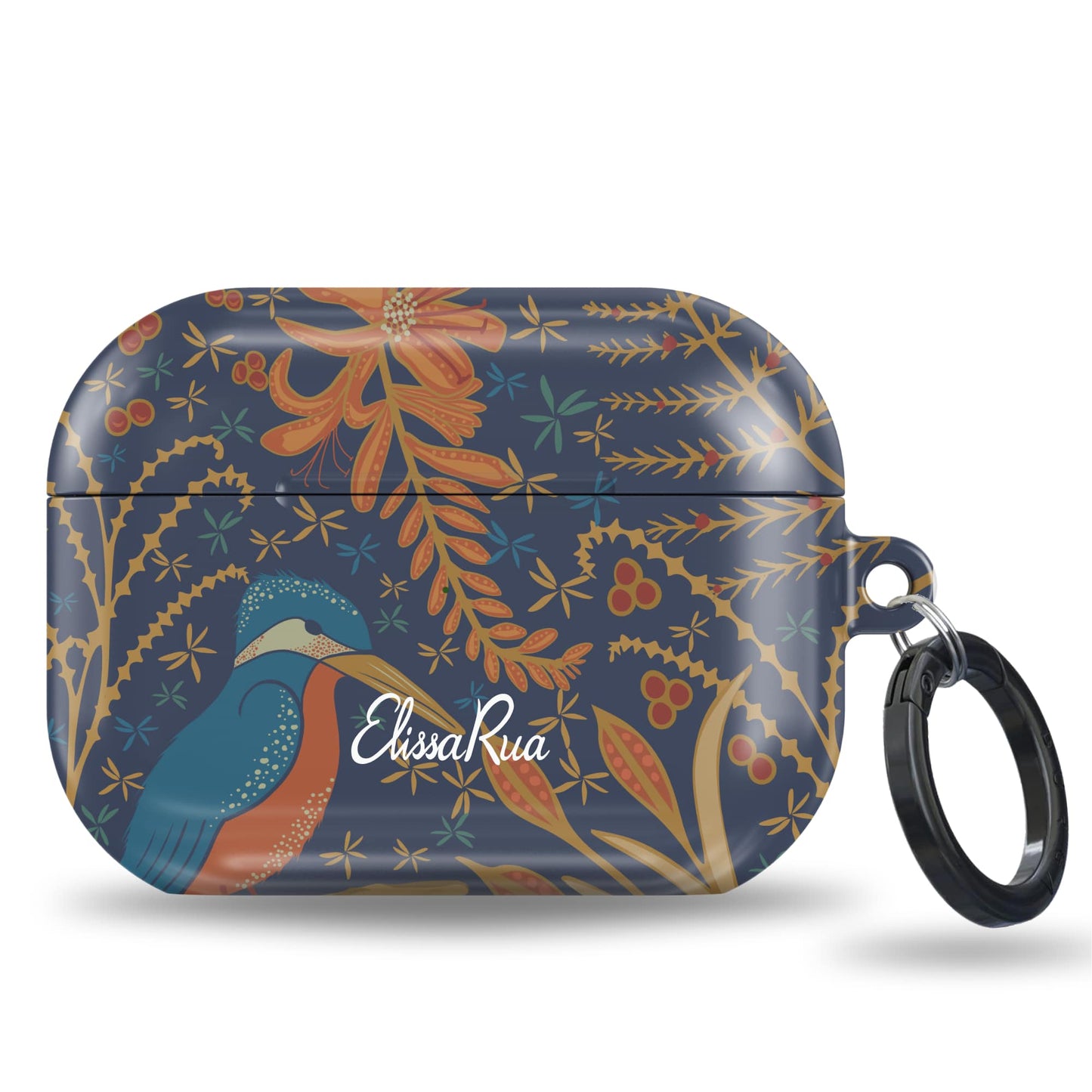 Kingfisher Art Nouveau – Apple AirPods Tough Case