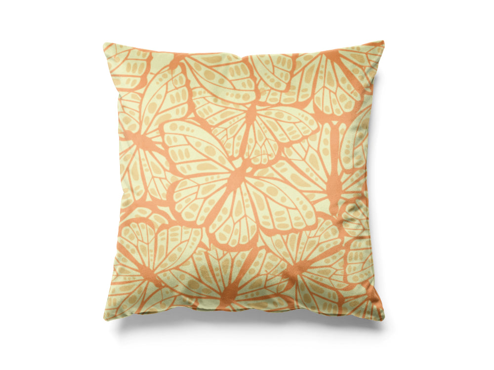 Buterfly Velvet Cushion Cover