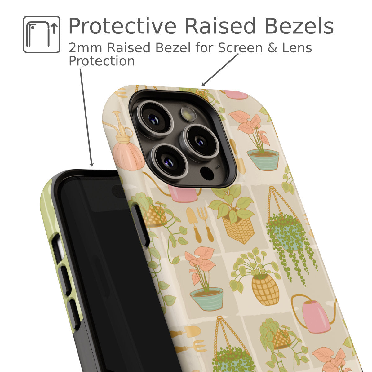 Unique Phone Case - Plant Lady Botanical Phone Case – Stylish Tough Phone Cover for iPhone & Samsung