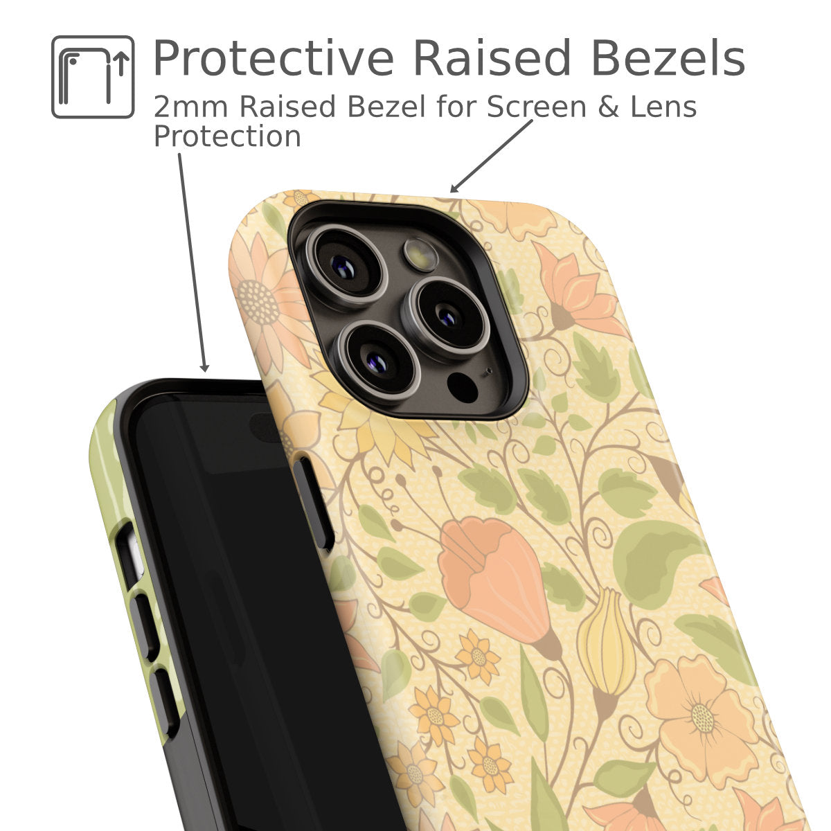 Stylish Phone Case - Floral Wilderness | Aesthetic Tough Phone Cover