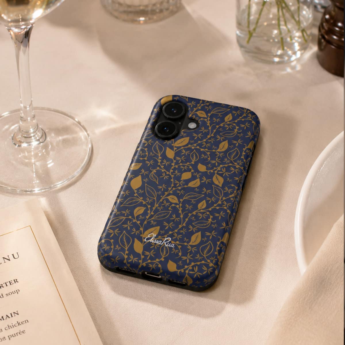 Midnight Foliage – Tough Phone Case | Elissa Rua