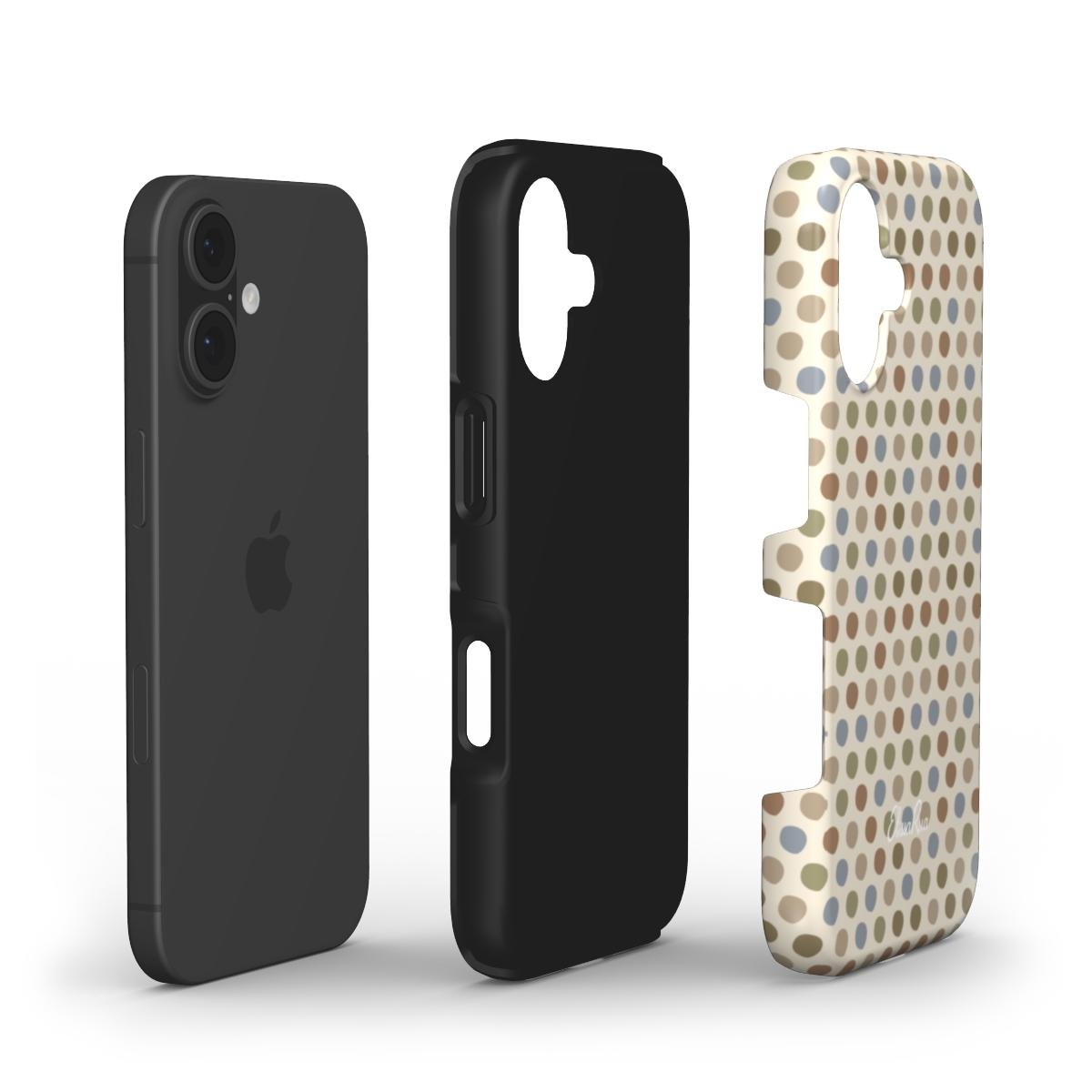 Neutral Polka Dot – Tough Phone Case | Elissa Rua