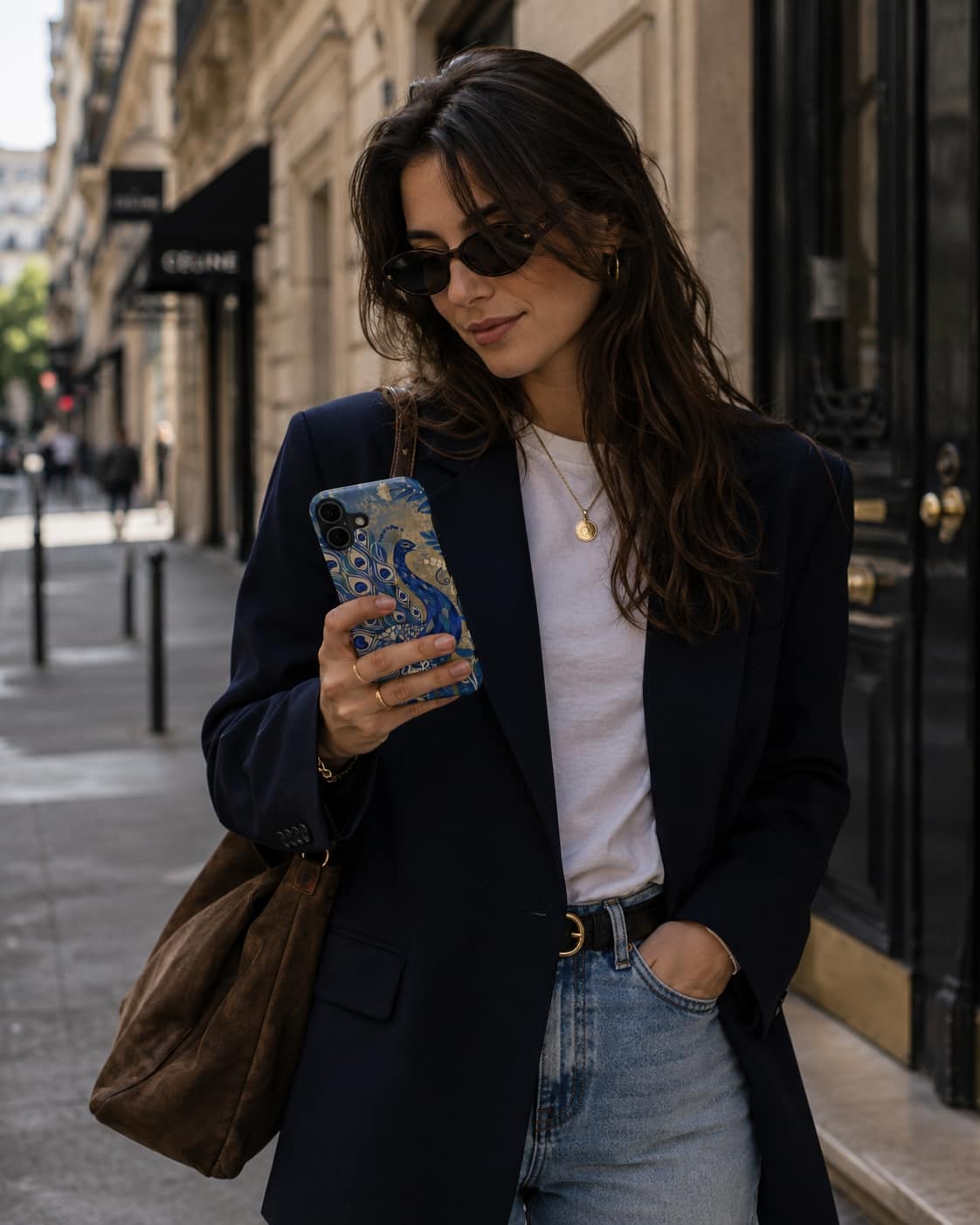 Peacock Ornate – Tough Phone Case | Elissa Rua