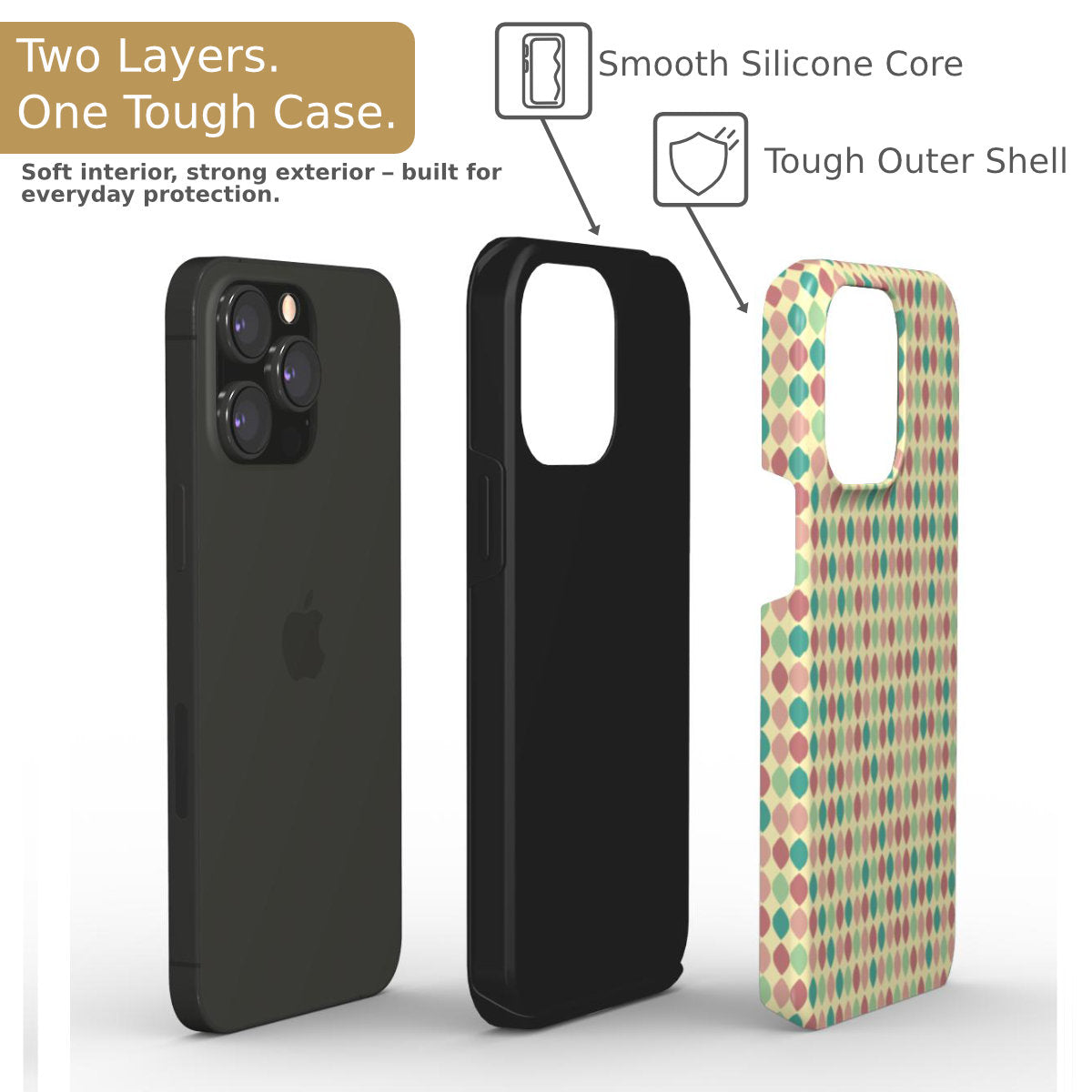 Retro Dots Tough Phone Case