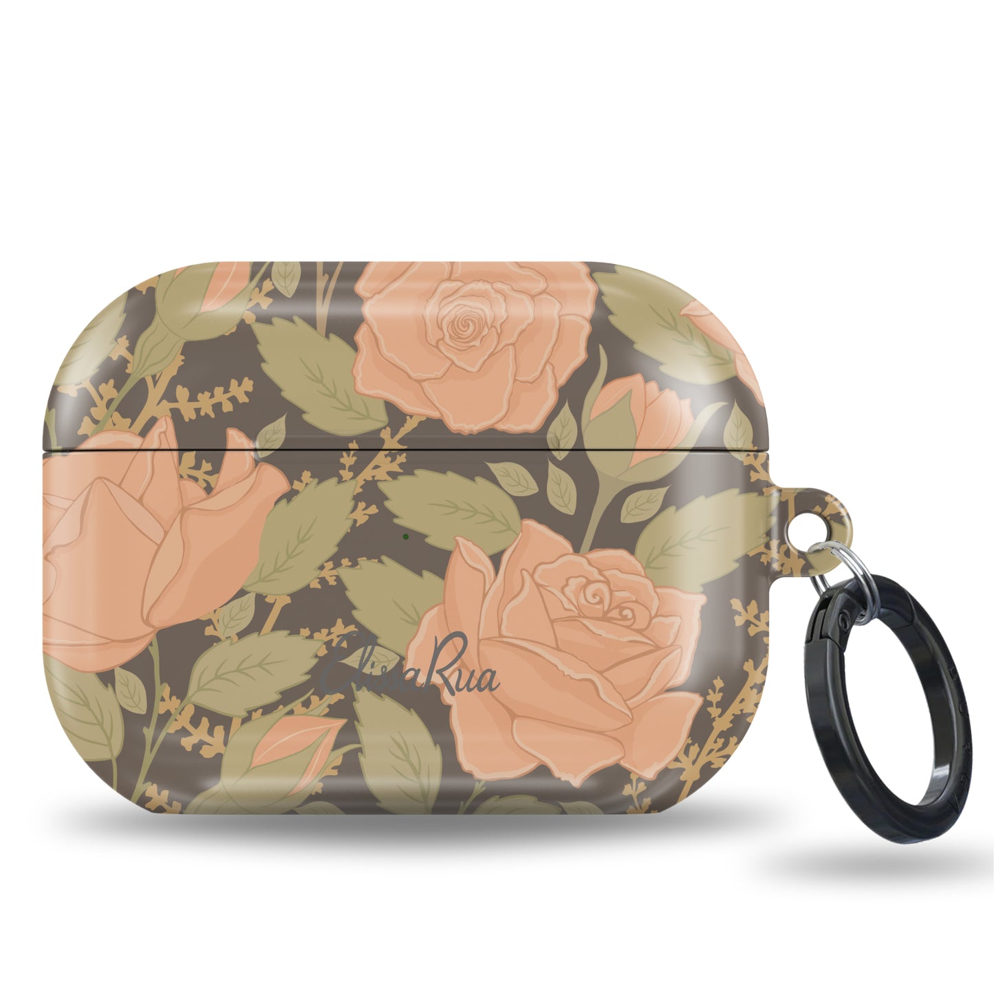 Vintage Rose Floral – Tough Airpods Case | Elissa Rua