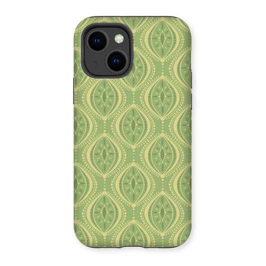 Amaranthine Geometric Green Tough Phone Case