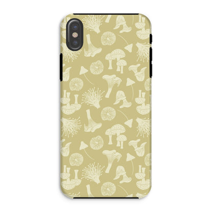 Mushrooms (beige) Tough Phone Case