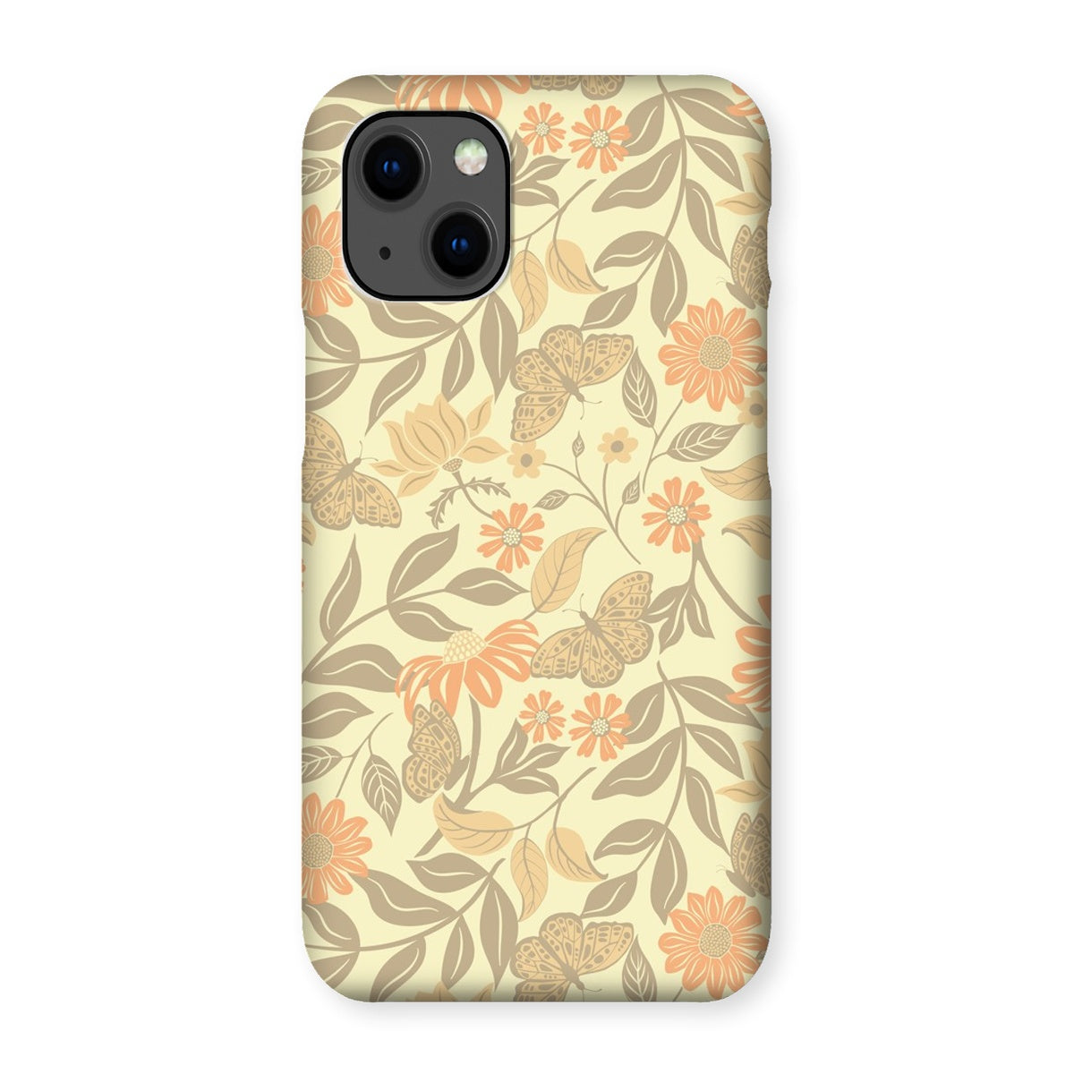 Butterfly & Floral  Snap Phone Case