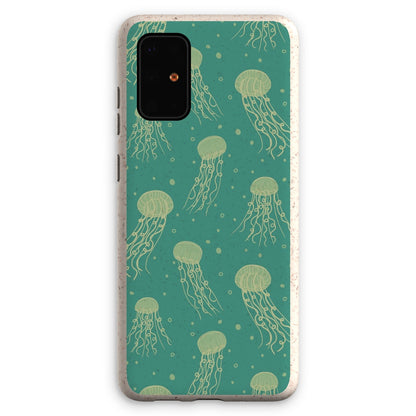 Jellyfish Serenade - Turquoise Eco Phone Case