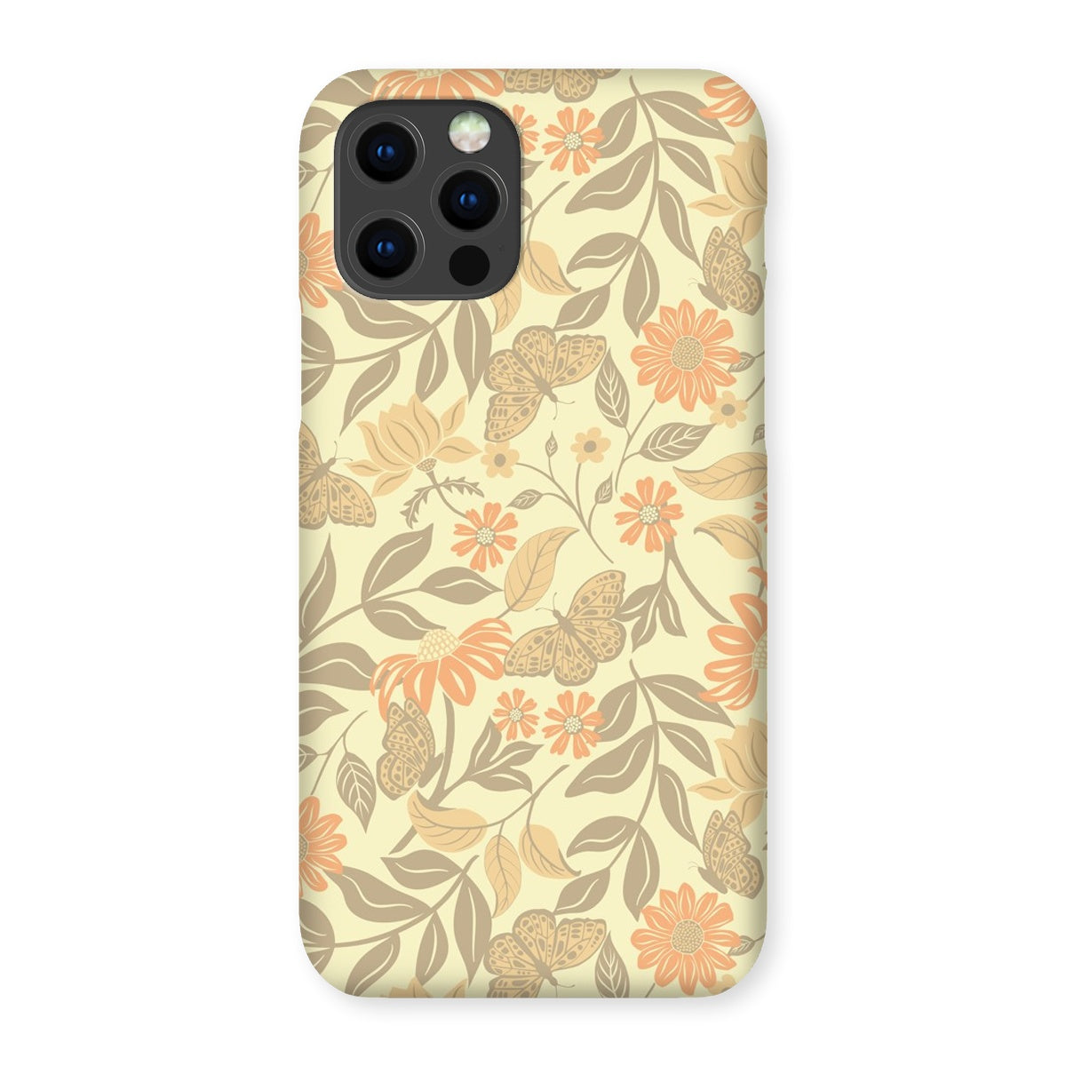 Butterfly & Floral  Snap Phone Case