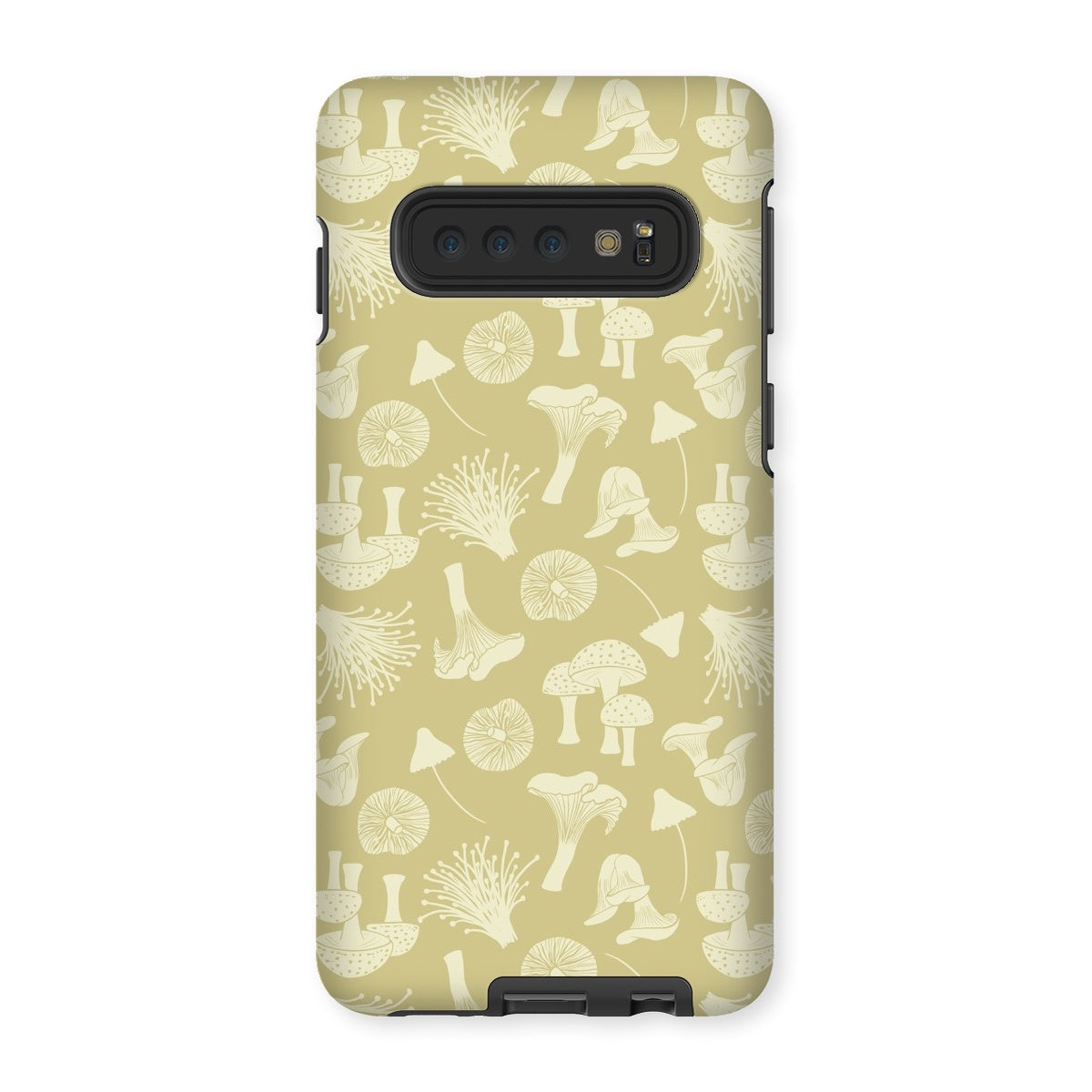 Mushrooms (beige) Tough Phone Case