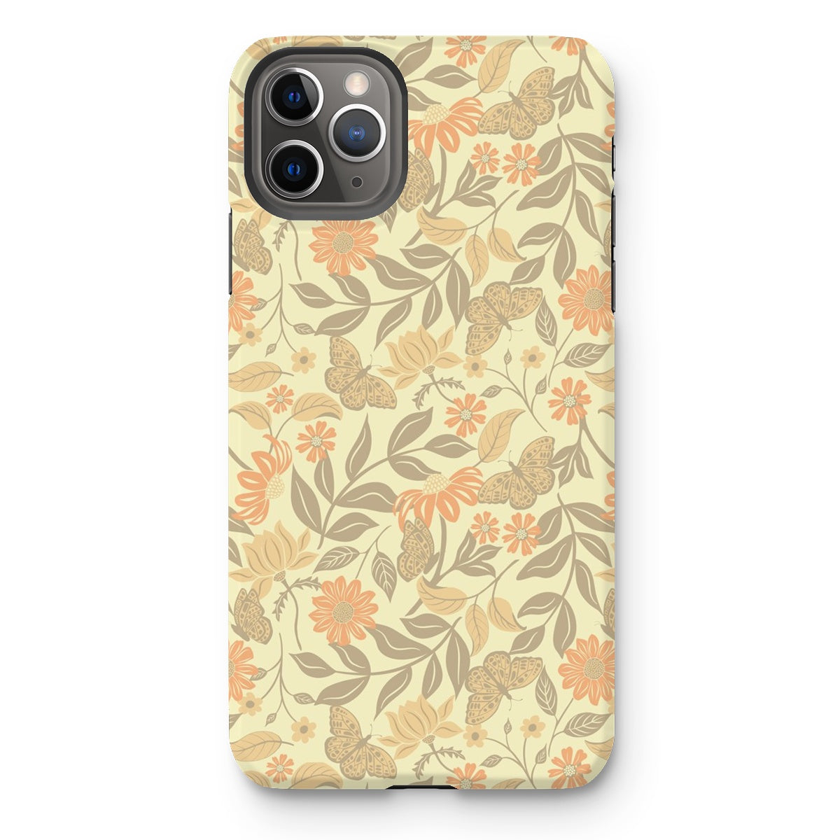 Butterfly & Floral  Tough Phone Case