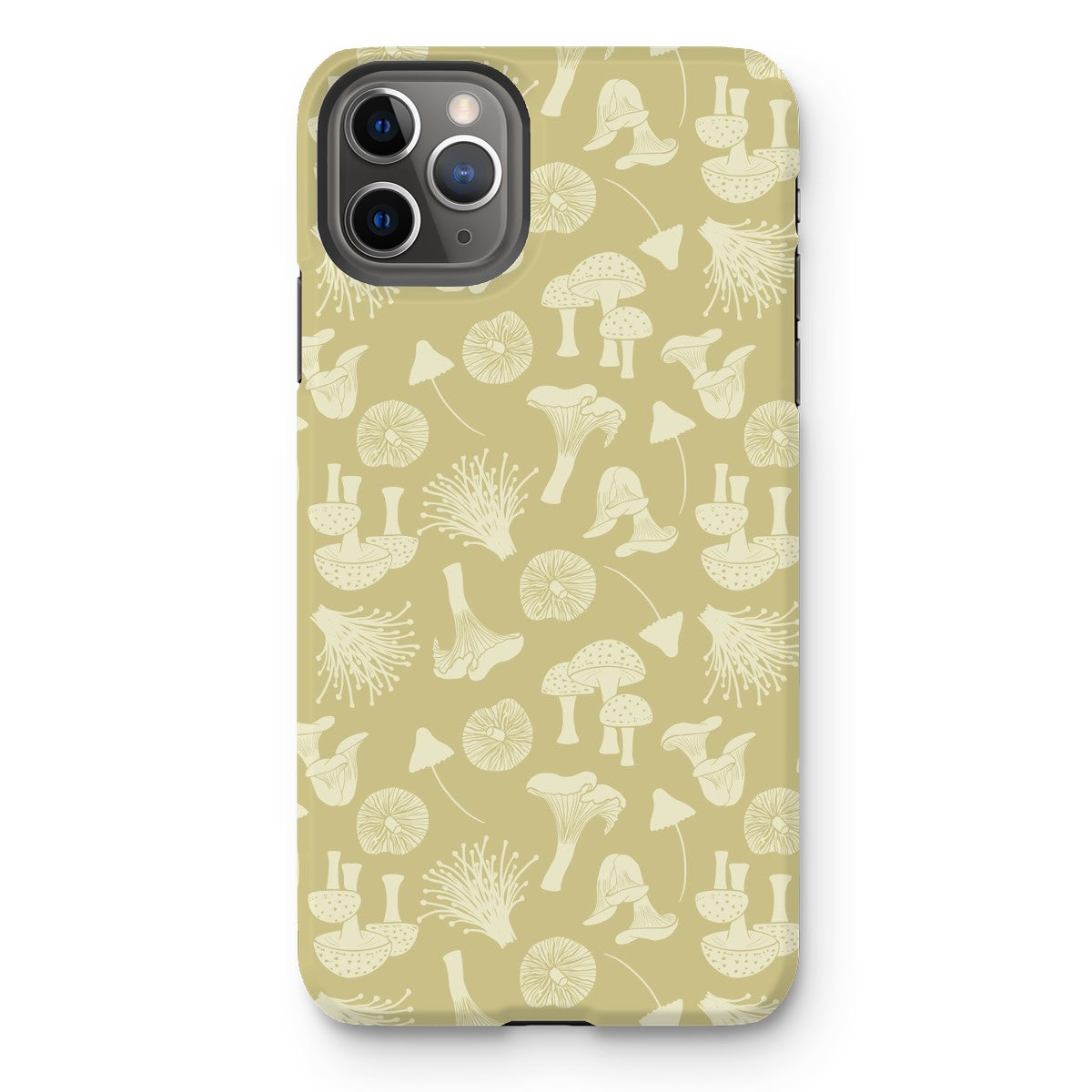 Mushrooms (beige) Tough Phone Case