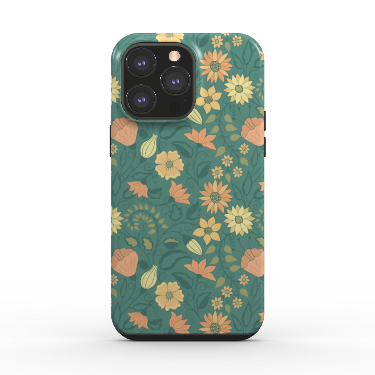 Floral Wilderness Boho Tough Phone Case