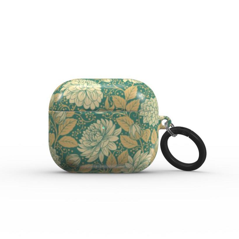 Vintage Dahlia Apple Airpod Case