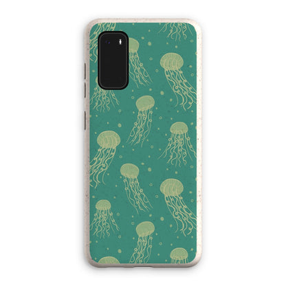 Jellyfish Serenade - Turquoise Eco Phone Case