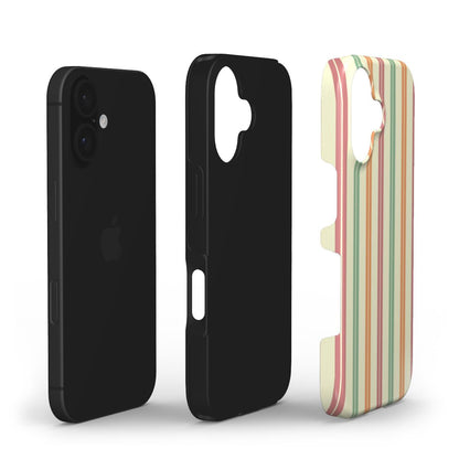 Artsy Phone Case – Stylish Pastel Stripes | Tough Phone Cover