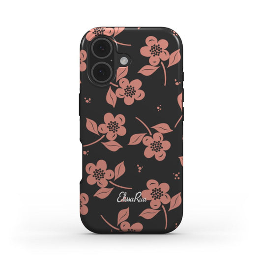 Midnight Blossom – MagSafe Tough Phone Case | Dark  Pattern