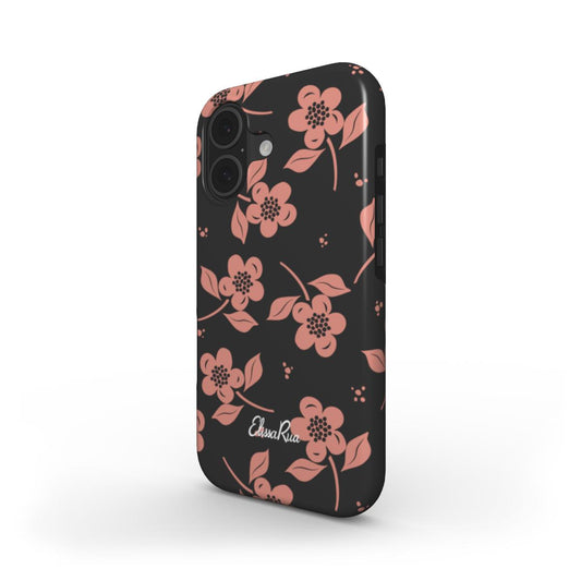 Midnight Blossom – MagSafe Tough Phone Case | Dark  Pattern