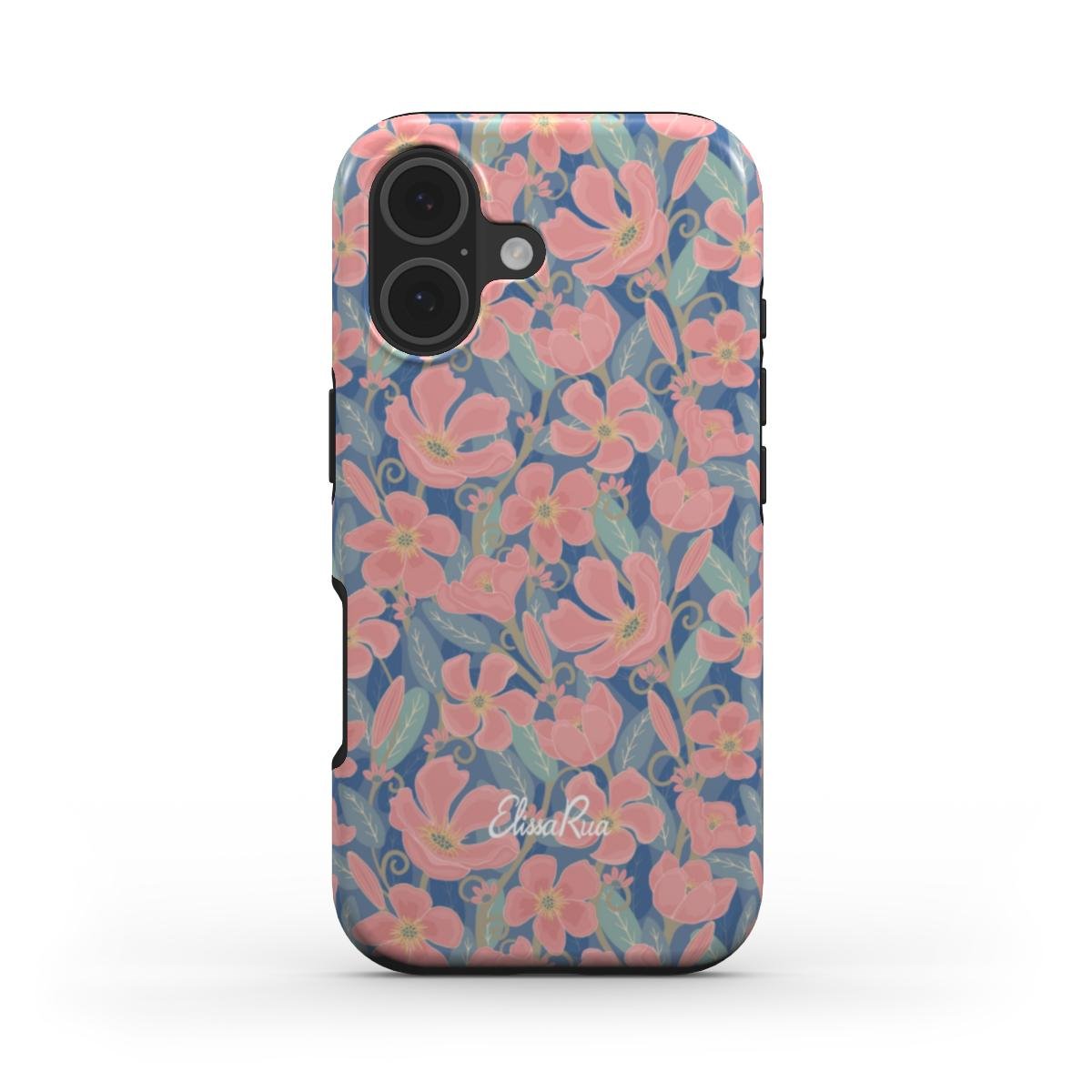 Oleander Floral – MagSafe Tough Phone Case | Elissa Rua