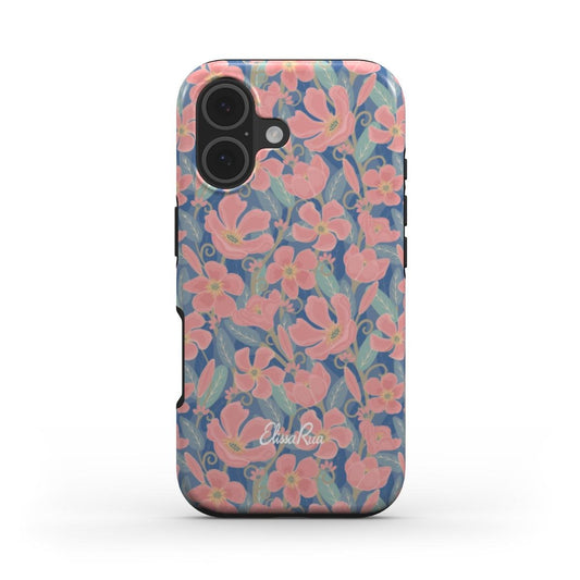 Oleander Floral – MagSafe Tough Phone Case | Elissa Rua