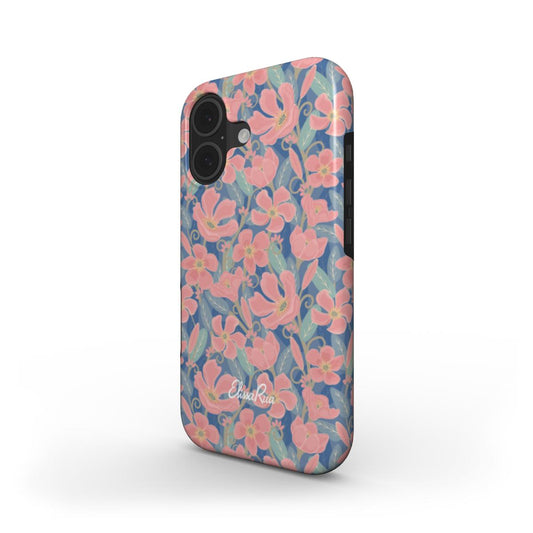 Oleander Floral – MagSafe Tough Phone Case | Elissa Rua