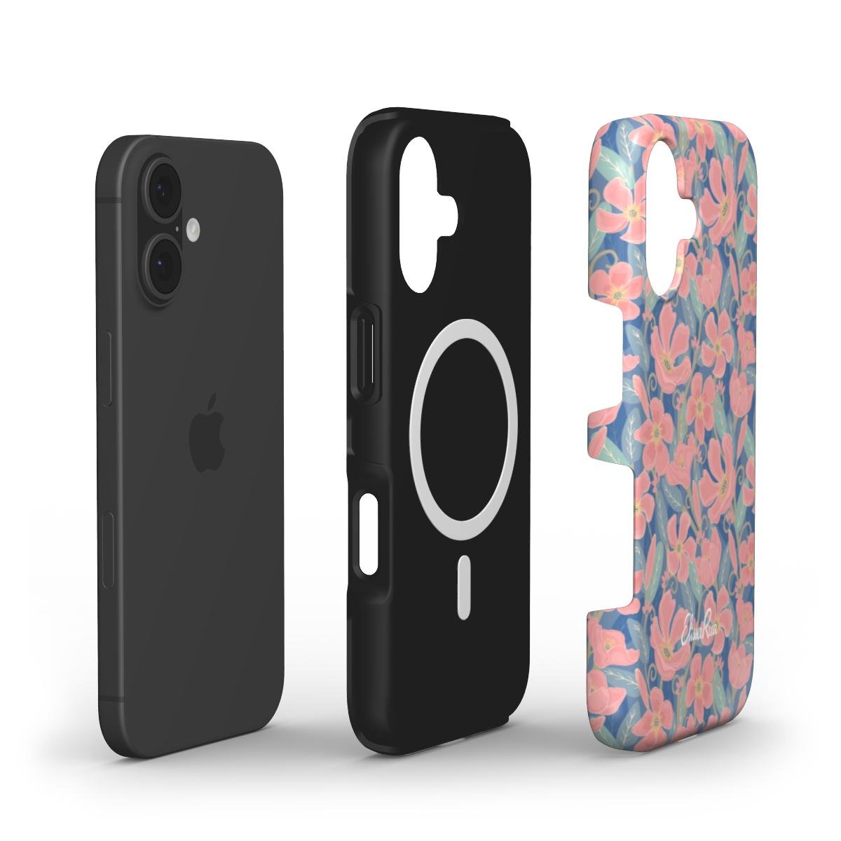 Oleander Floral – MagSafe Tough Phone Case | Elissa Rua