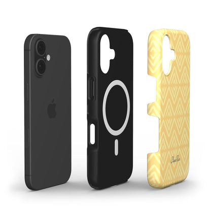 Yellow Geometric – MagSafe Tough Phone Case | Elissa Rua