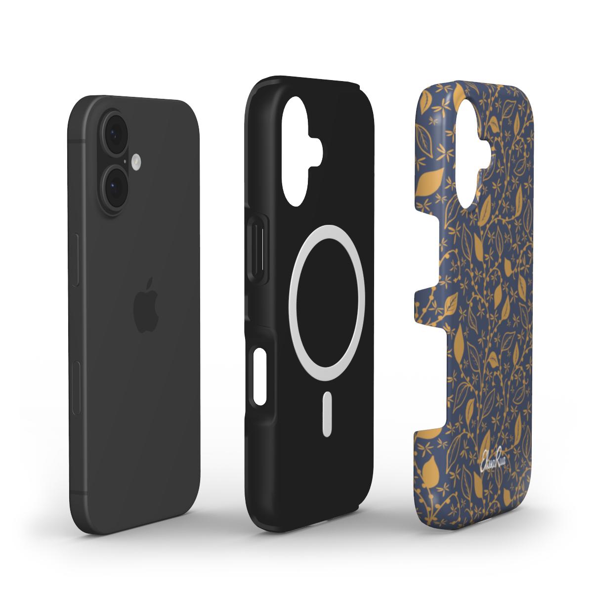 Midnight Foliage – MagSafe Tough Phone Case | Elissa Rua