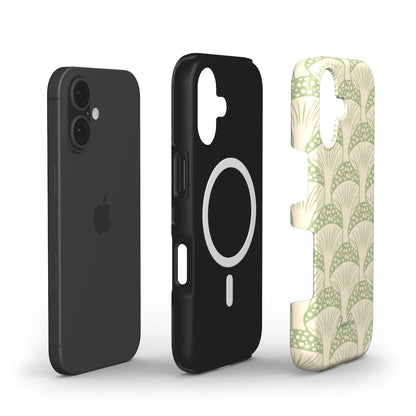 Sage Green Mushroom – MagSafe Tough Phone Case | Elissa Rua