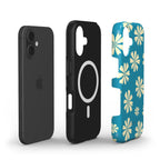 Blue Daisy Floral – MagSafe Tough Phone Case | Elissa Rua
