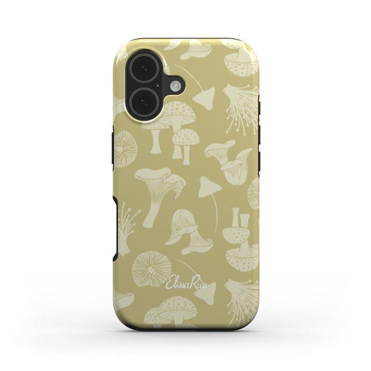 Beige Mushrooms – MagSafe Tough Phone Case | Elissa Rua