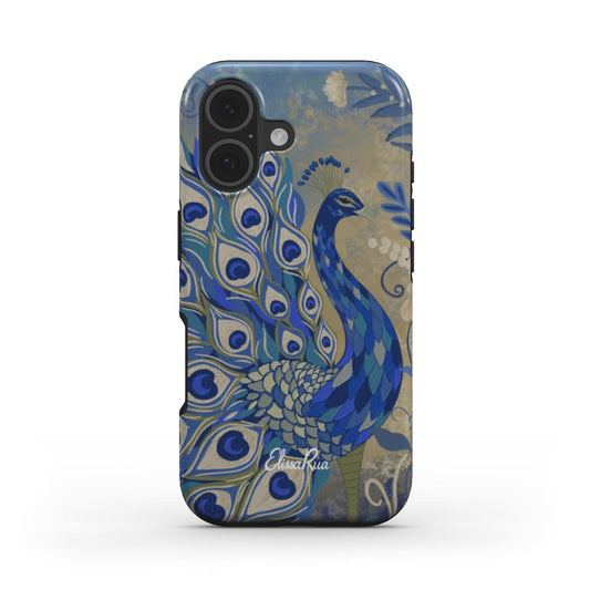 Peacock Ornate – MagSafe Tough Phone Case | Elissa Rua