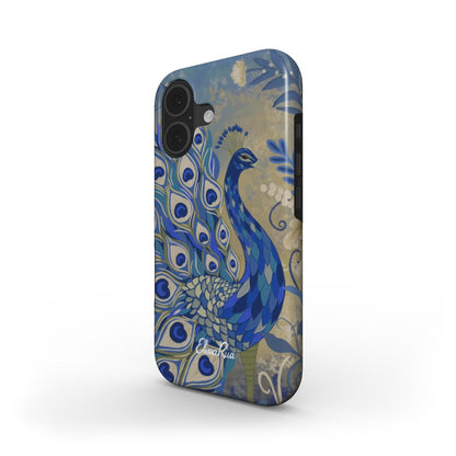 Peacock Ornate – MagSafe Tough Phone Case | Elissa Rua