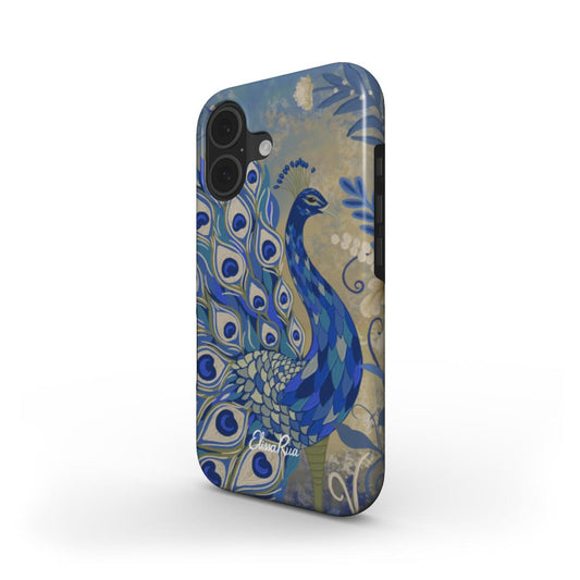 Peacock Ornate – MagSafe Tough Phone Case | Elissa Rua