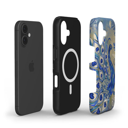 Peacock Ornate – MagSafe Tough Phone Case | Elissa Rua