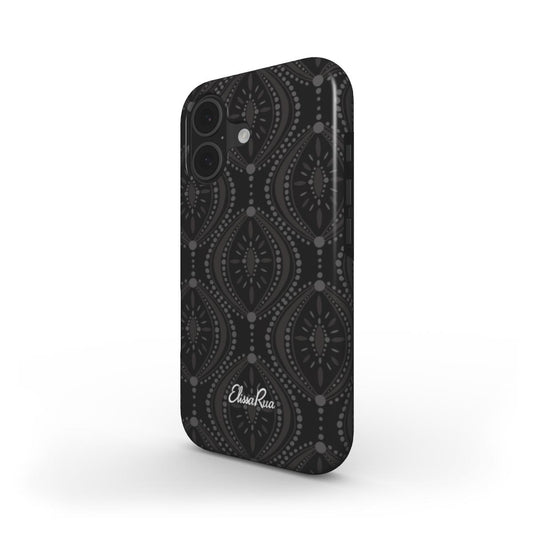 Black Geometric – MagSafe Tough Phone Case | Elissa Rua