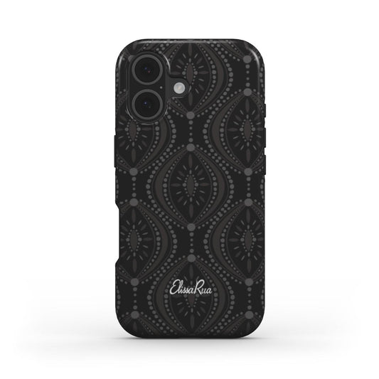 Black Geometric – MagSafe Tough Phone Case | Elissa Rua